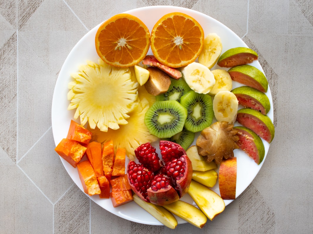 Sleep and nutrition wellness illustration